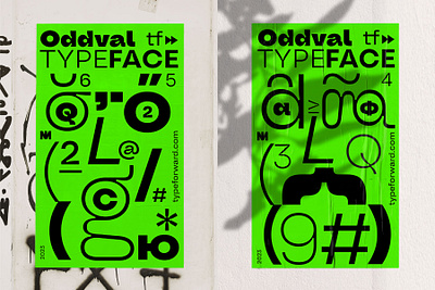 Poster with Oddval by Martin Peril custom letters design letter poster poster design type typedesign typography