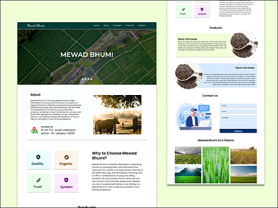 Agriculture website about agriculture design frontendproject graphic design grocerystore product ui wwe