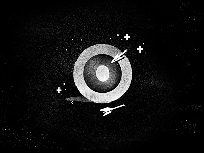 Failure arrow black and white broken bullseye fail failure illustration miss missing the mark stars target texture