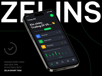 Zelins - Habit tracker app activity app black clean concept daily design habit tracking app health minimal mobile modern product productive task management tracking app ui uiux