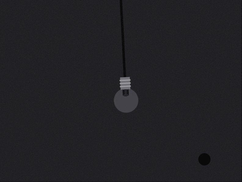 Interactive Bulb animation bulb interactive light web