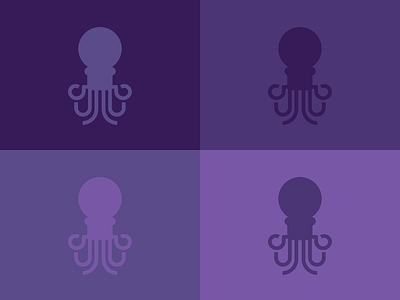 Octopy Your Mind color deep sea design flat graphic design illustration minimal ocean octopus palette sketch squid tentacles