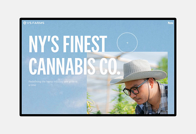 Vinsmoke Farms Website branding cannabis design hemp ui ux web design web development webflow