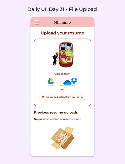 Daily UI, Day 31 - File Upload 100daychallenge 100daysofui dailyui dailyuichallenge dailyuiday31 design fileuploadui ui uichallenge uidesign