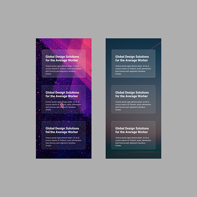 Glassmorphism Card Designs design glassmorphism ui ux