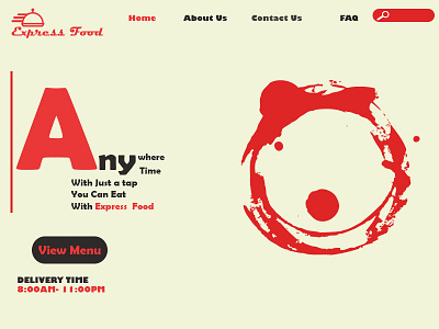 Express Food Web Design web design
