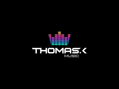 Thomas.K Music LOGO brandidentity branding design graphic design illustration logo logotype music thomas.k typography vector