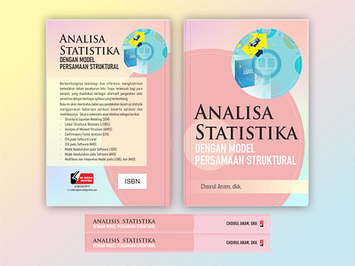 ANALISIS STATISTIKA MODEL PERSAMAAN STRUKTURAL-Book Cover Design book cover book layout branding design graphic design illustration novel design vector