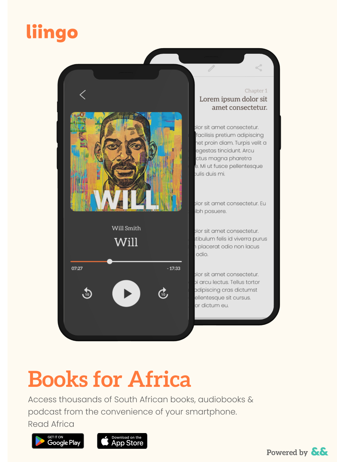 eReader & Audiobook Player android app branding design figma flutter ios ui