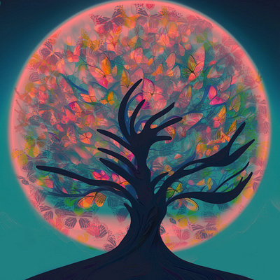 Magical tree 3d animation art artwork branding design graphic design illustration logo ui