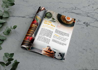 Magazine Design | Cook book | Adobe Indesign adobe illustrator adobe indesign adobe photoshop cook book graphic design magazine magazine design minimal modern recipe book typography