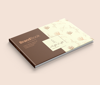 Brand Book Design beige book brand branding brown business calm creative elegant graphic design idea identity light logo manual style symbol template texture сompany