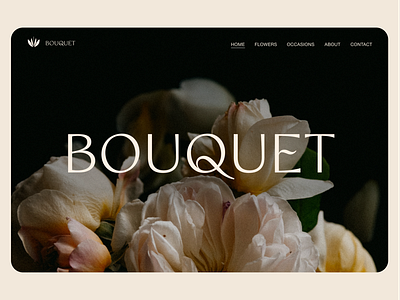 Flower Shop Website branding design ecommerce flower shop flower store flowers graphic design ui ui design webdesign website