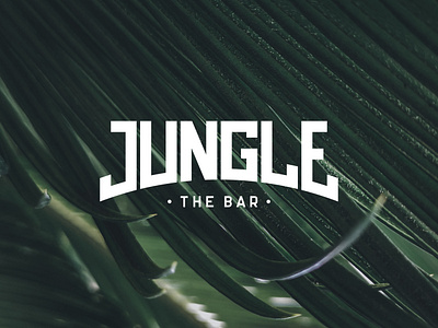 JUNGLE The Bar | LOGO | bar brandidentity branding design graphic design illustration jungle logo sign signboard typography vector