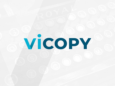 vicopy brand identity branding graphic design logo typography