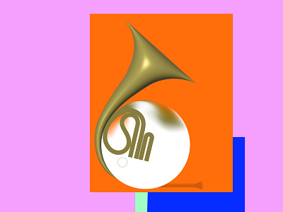 French horn art artist artwork blow danielroozendaal french horn horn illustration instrument music sound windinstrument