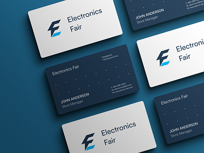 Electronics Fair: Business Card app branding design graphic design illustration logo typography ui ux vector