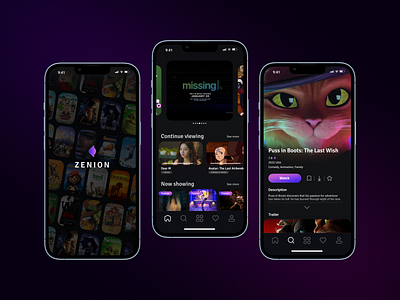 Mobile App for Movie app cinema design mobile app mobile design movie movie app ui ux