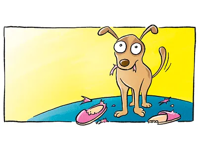 ... sorry! cartoon character design comic dog graphic design hand drawn illustration