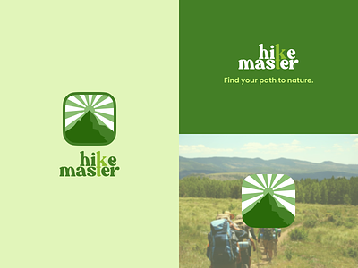 HikeMaster App Logo #WeeklyWarmup app brand branding color concept design figma graphic design icon illustration ios logo scheme