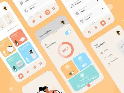 Smart Home appideas best shot colorful design development following iosdeveloper minimal mobileapp mobileappuidesign mobileappuxdesign mvdevelopment new and noteworthy popular raisefunds smart home startup uidesign uxdesign webappdevelopment