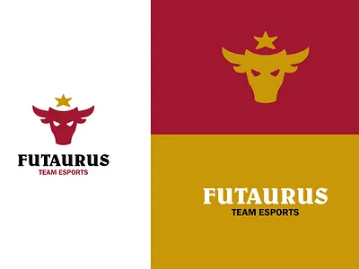 FUTAURUS logo - FOR SALE 3d branding bull design esports gaming logo mascot taurus toro vector