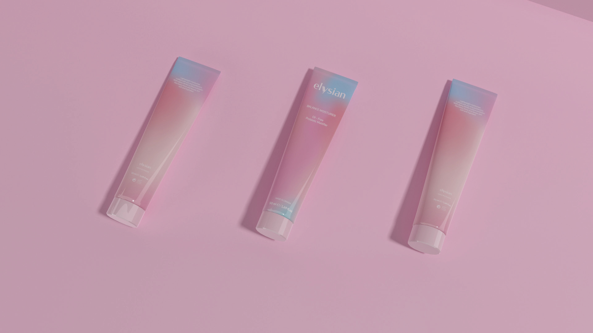 Packaging, Naming and Logo Design for skin care brand "ELYSIAN" by Valerija Zeinalova on Dribbble