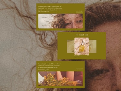 La Beaute Sauvage art direction costmetic design ecommerce figma homepage landing layout skin skin care typography ui ux web