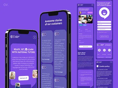 Branding of the international online school "National Tutors" animation branding design development figma graphic design icon illustration ipad layout logo mobile mockup ui ux webflow