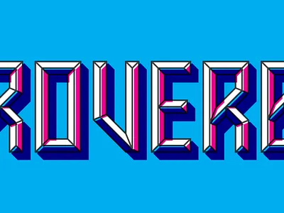 More Typeface Layer Variants 3d design font type typeface vector