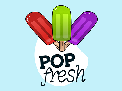 Popsicles affinity graphic design logo vector