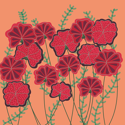 Wild Flowers flower illustration illustrator