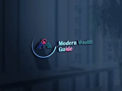 Website Logo for Modern Wealth Guide design graphic design illustration logo logo design on photoshop psd