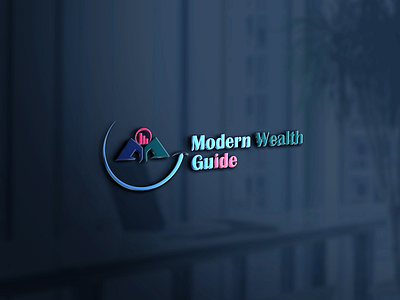 Website Logo for Modern Wealth Guide design graphic design illustration logo logo design on photoshop psd