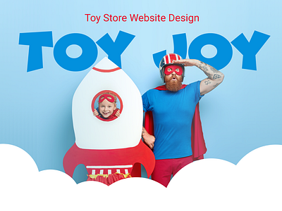 Toy Store Website Design design graphic design landing ui ux webdesign