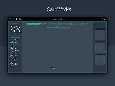 Cathworks- healthcare app diagnosing and treatment app design cool app dark ui dashboard design medical app ui ui design ui ux design ux web app