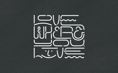 Love Where You Live branding design graphic design merchandise montana typography vector