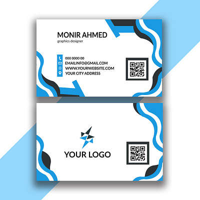 visiting card design 3d animation app branding business card design design graphic design illustration logo monir360 motion graphics ui