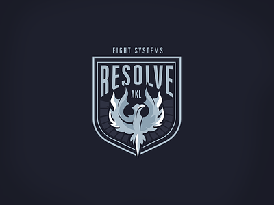 Resolve bird branding burning club coatofarm eagle emblem fighting gym illustration logo phoenix sfinx shield vector