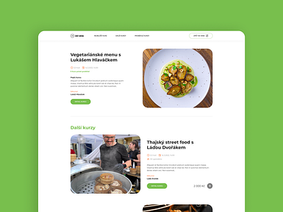 ChefArena - culinary courses streaming platform cooking culinary streaming ui ux web webdesign