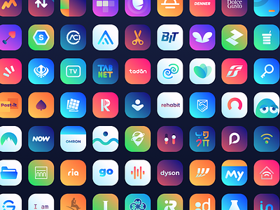 GLADIENT V7.5 UPDATE android android icons colors concept design download free icon design icons ios ios icons pack photoshop product icons