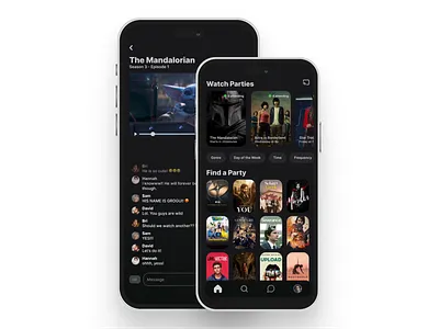 Teleparty app concept dailyui design hbomax hulu netflix paramount streaming teleparty ui