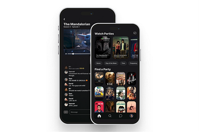 Teleparty app concept dailyui design hbomax hulu netflix paramount streaming teleparty ui