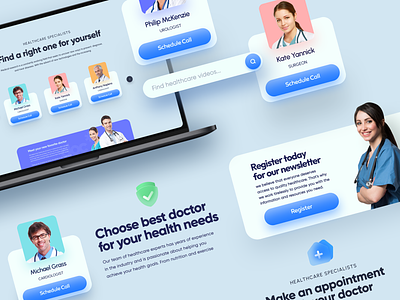 MyHealth website 3d android app design desktop graphic design health healthcare icon ios kraków light medical minimal mobile poland typography ui ux website