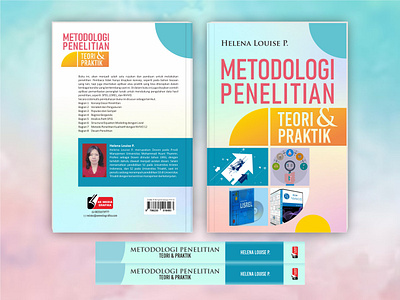 Metodologi Penelitian - Book Cover Design book cover book layout branding design graphic design illustration novel design vector
