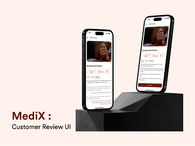 MediX, a Mobile App for Patients animation app branding design figma illustration logo saas ui ux webpage