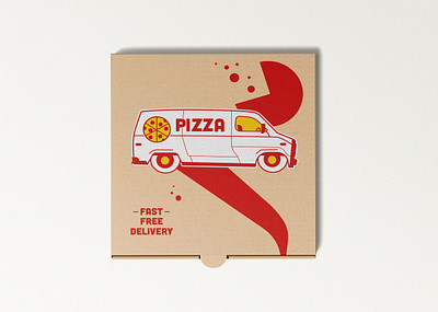 Generic Pizza Box pizza pizza box restaurant restaurant supply van