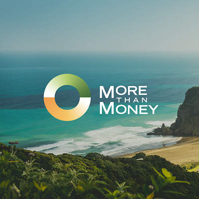 More than Money logo brand branding christchurch design finance financial financial capabilities logo new zealand nz