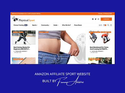 Amazon Affiliate Sport Website Redesign and Development branding logo website design website development wordpress website