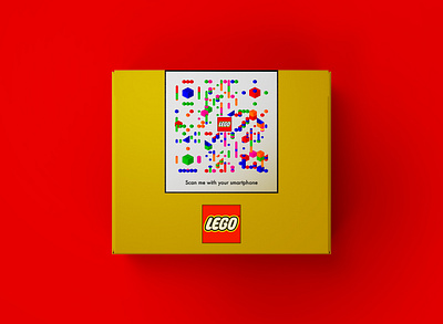 Q-Art-Code fan art for Lego art design draw drawing illustration lego logo qrcode